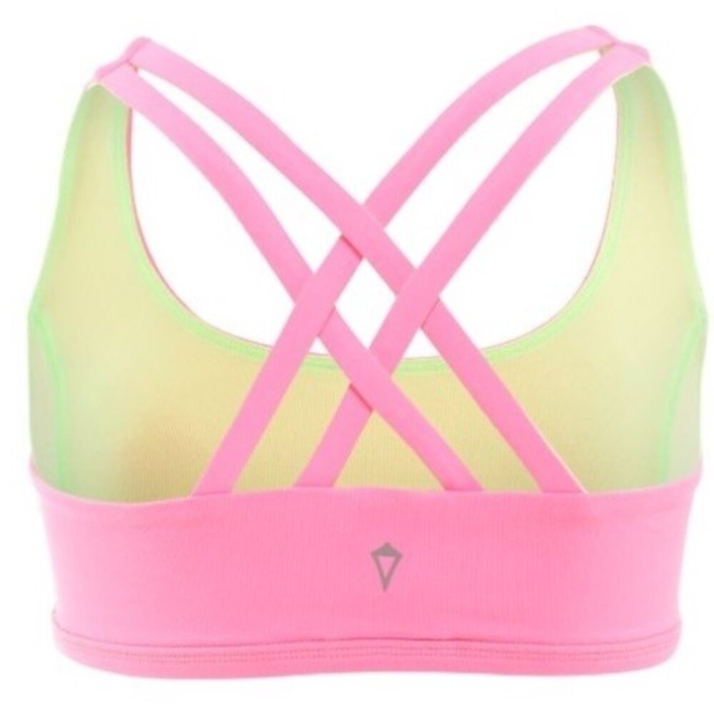 Ivivva Vitality Bra Reversible Pink and Gray 14